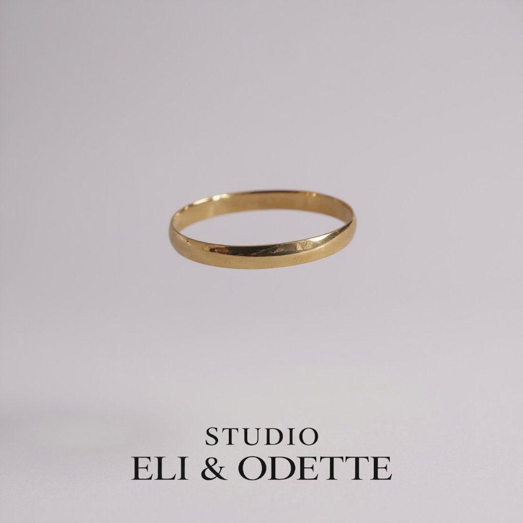 #7 -585er GOLDRING MIT SCHLICHTEM DESIGN - RG 53