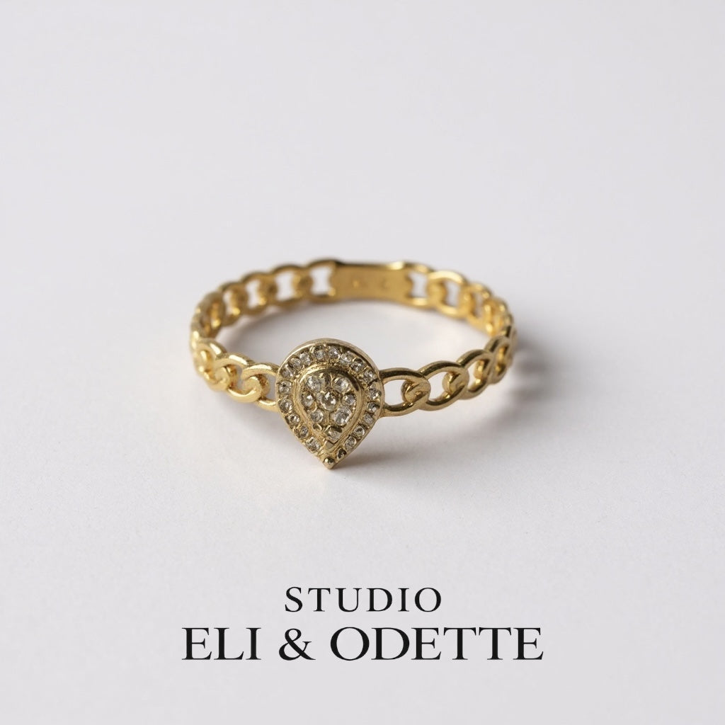 #12 -750er GOLDRING MIT22 DIAMANTEN - RG 54