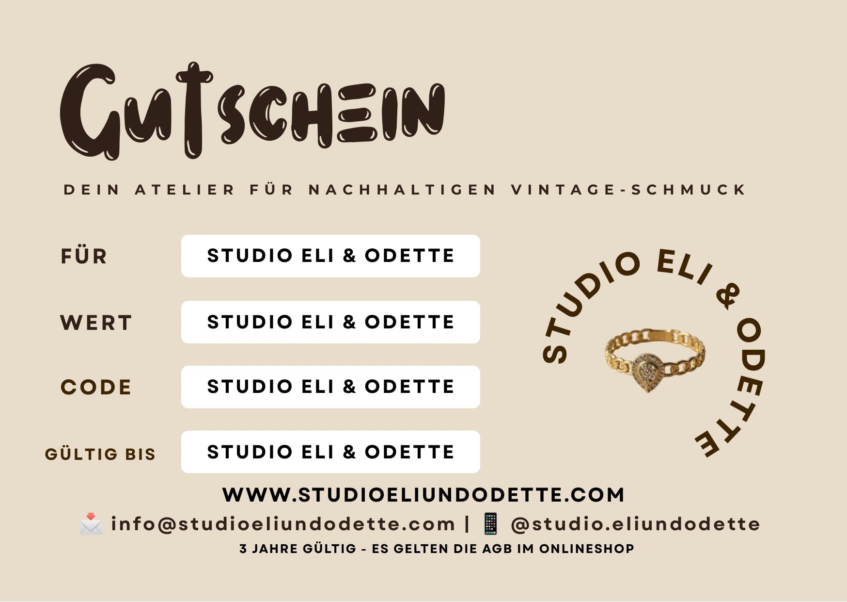 #0 - GUTSCHEIN FÜR UNSEREN ONLINESHOP (print version)